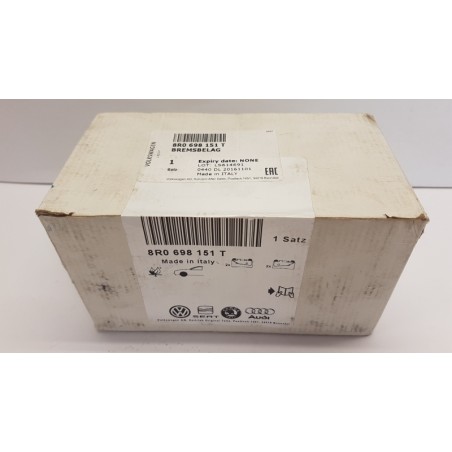 Plaquettes De Freins VAG 8R0698151T Pièce d'origine oem Plaquettes De Freins VAG 8R0698151T Pièce d'origine oem