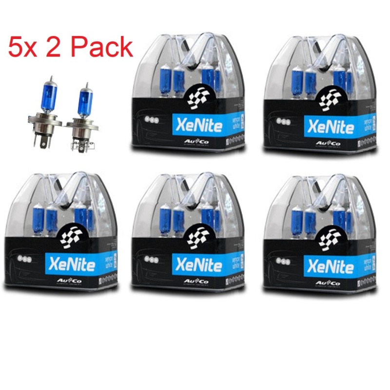 5x 2 Pack Lampe halogène H4 XeNite 12V 60/55W LE100001X5