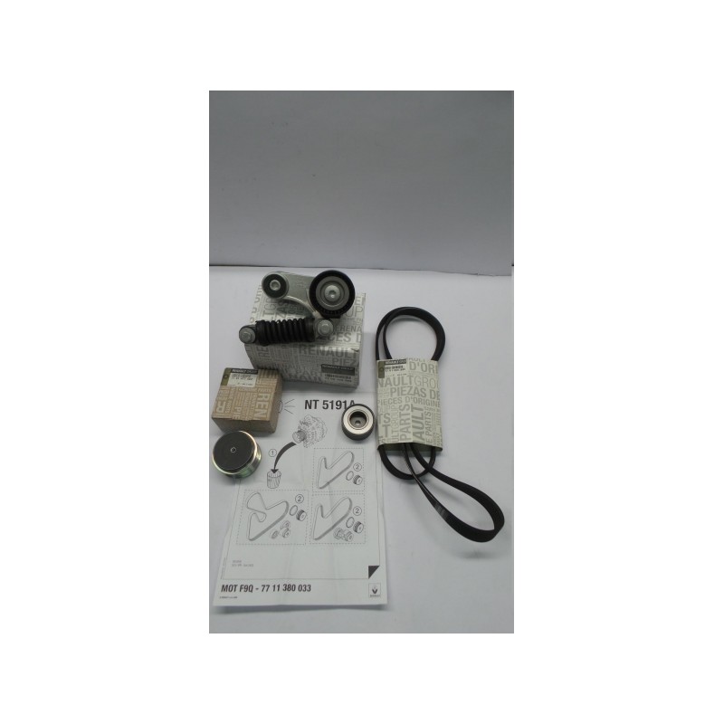 Kit De Courroie Trapézoïdale À Nervures RENAULT 7701477747  Pièce d'origine oem