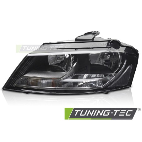 HEADLIGHT BLACK LEFT SIDE TYC fits AUDI A3 8P 08-12 HEADLIGHT BLACK LEFT SIDE TYC fits AUDI A3 8P 08-12