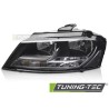 HEADLIGHT BLACK LEFT SIDE TYC fits AUDI A3 8P 08-12 HEADLIGHT BLACK LEFT SIDE TYC fits AUDI A3 8P 08-12