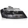 HEADLIGHT BLACK RIGHT SIDE TYC fits AUDI A3 8P 08-12 HEADLIGHT BLACK RIGHT SIDE TYC fits AUDI A3 8P 08-12