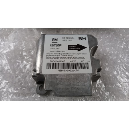 Unité De Contrôle D''Airbag OPEL 9195636 6237113 Pièce d'origine oem Unité De Contrôle D''Airbag OPEL 9195636 6237113 Pièce d'origine oem