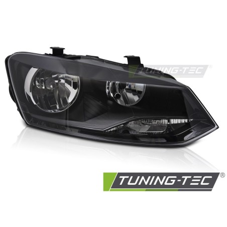 HEADLIGHT RIGHT SIDE BLACK H7 TYC fits VW POLO 6R 09-14 HEADLIGHT RIGHT SIDE BLACK H7 TYC fits VW POLO 6R 09-14