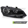 HEADLIGHT RIGHT SIDE BLACK H7 TYC fits VW POLO 6R 09-14 HEADLIGHT RIGHT SIDE BLACK H7 TYC fits VW POLO 6R 09-14