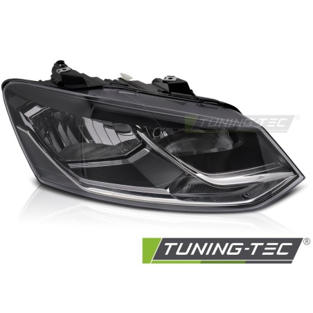 HEADLIGHT RIGHT SIDE BLACK TYC fits VW POLO 6R 14-17 HEADLIGHT RIGHT SIDE BLACK TYC fits VW POLO 6R 14-17
