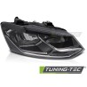 HEADLIGHT RIGHT SIDE BLACK TYC fits VW POLO 6R 14-17 HEADLIGHT RIGHT SIDE BLACK TYC fits VW POLO 6R 14-17