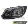 HEADLIGHT BLACK LEFT SIDE H4 TYC fits VW CADDY 11-14 HEADLIGHT BLACK LEFT SIDE H4 TYC fits VW CADDY 11-14