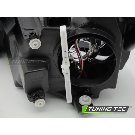 HEADLIGHT BLACK LEFT SIDE H4 TYC fits VW CADDY 11-14 HEADLIGHT BLACK LEFT SIDE H4 TYC fits VW CADDY 11-14