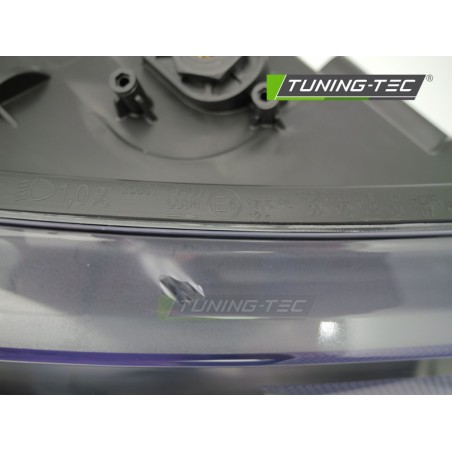 HEADLIGHT BLACK LEFT SIDE H4 TYC fits VW CADDY 11-14 HEADLIGHT BLACK LEFT SIDE H4 TYC fits VW CADDY 11-14