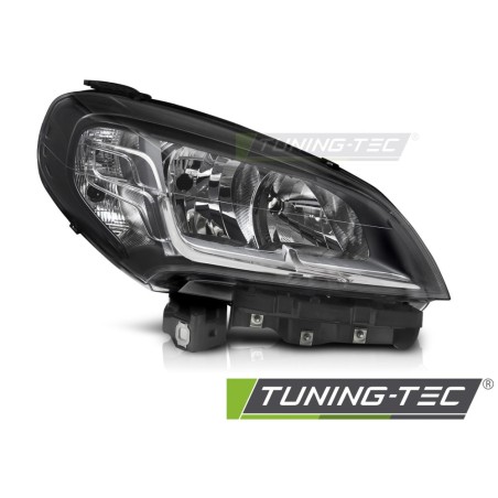 HEADLIGHT RIGHT SIDE BLACK TYC fits FIAT DOBLO 14-22