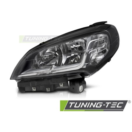 HEADLIGHT LEFT SIDE BLACK TYC fits FIAT DOBLO 14-22