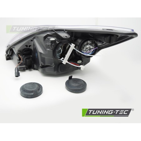 HEADLIGHT AFS BLACK RIGHT SIDE TYC fits FORD FOCUS MK2 08-10 HEADLIGHT AFS BLACK RIGHT SIDE TYC fits FORD FOCUS MK2 08-10