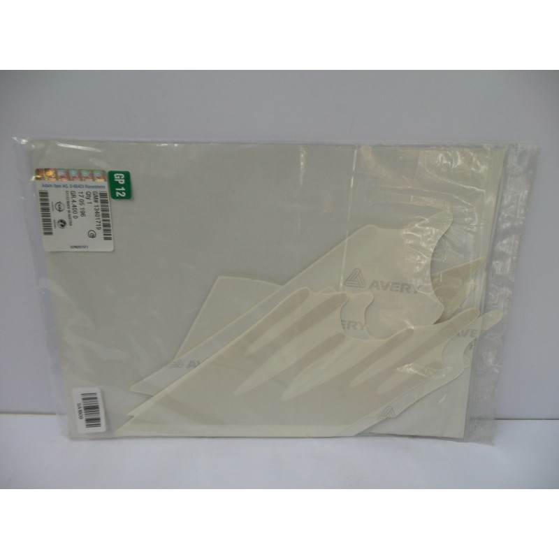 Ensemble Autocollant OPEL 13401719 1705196 Pièce d'origine oem