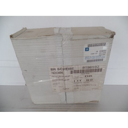 Jeu De Disques De Frein (2 Pièces) OPEL 9196592 569112 Pièce d'origine oem Jeu De Disques De Frein (2 Pièces) OPEL 9196592 569112 Pièce d'origine oem