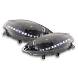 Phare Daylight LED DRL look Fiat Bravo type 198 07- noir FKFSFI12005