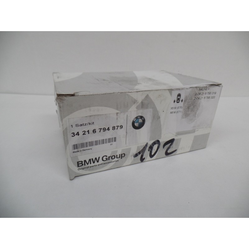 Plaquettes De Freins BMW 34216794879 6794879 Pièce d'origine oem