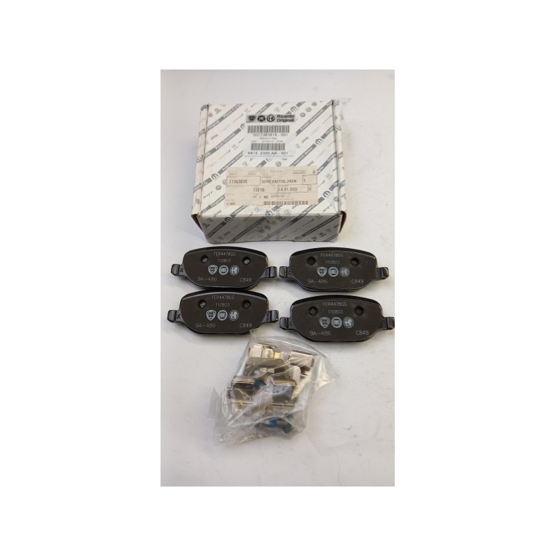 Plaquettes De Freins FIAT GROUP 77363818 0077363818 Pièce d'origine oem