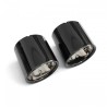 Embouts d'échappement noirs biseautés pour Audi TT (8S) 8S0253825E / 8S0253826B Embouts d'échappement noirs biseautés pour Audi TT (8S) 8S0253825E / 8S0253826B