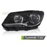 HEADLIGHT BLACK LEFT SIDE H7 TYC fits VW CADDY TOURAN 11-14 HEADLIGHT BLACK LEFT SIDE H7 TYC fits VW CADDY TOURAN 11-14