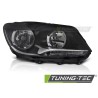 HEADLIGHT BLACK RIGHT SIDE H7 TYC fits VW CADDY TOURAN 11-14 HEADLIGHT BLACK RIGHT SIDE H7 TYC fits VW CADDY TOURAN 11-14
