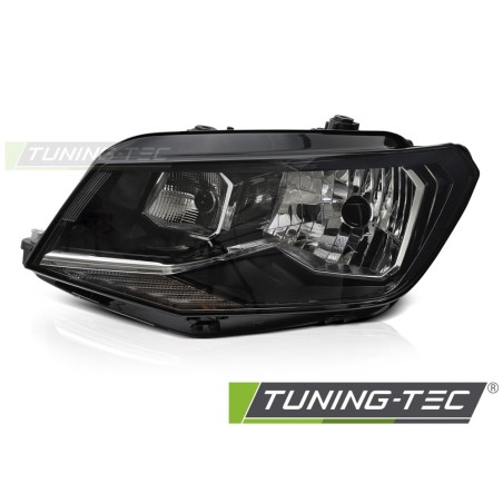 HEADLIGHT BLACK LEFT SIDE H4 TYC fits VW CADDY 15-20 HEADLIGHT BLACK LEFT SIDE H4 TYC fits VW CADDY 15-20