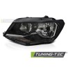HEADLIGHT BLACK LEFT SIDE H4 TYC fits VW CADDY 15-20 HEADLIGHT BLACK LEFT SIDE H4 TYC fits VW CADDY 15-20