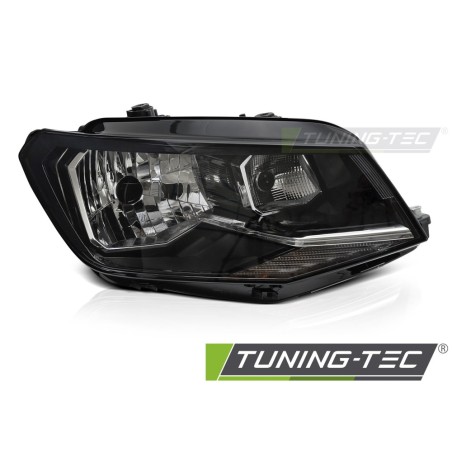 HEADLIGHT BLACK RIGHT SIDE H4 TYC fits VW CADDY 15-20 HEADLIGHT BLACK RIGHT SIDE H4 TYC fits VW CADDY 15-20