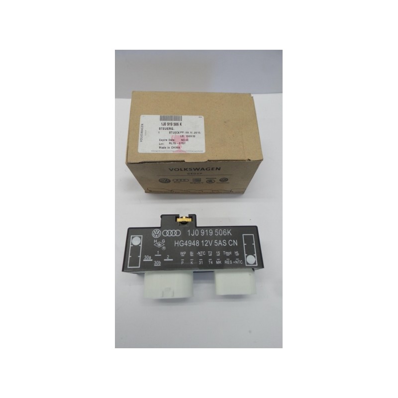 Unité De Contrôle Pour Ventilateur Électrique (Refroidissement Du Moteur) VAG 1J0919506K  Pièce d'origine oem