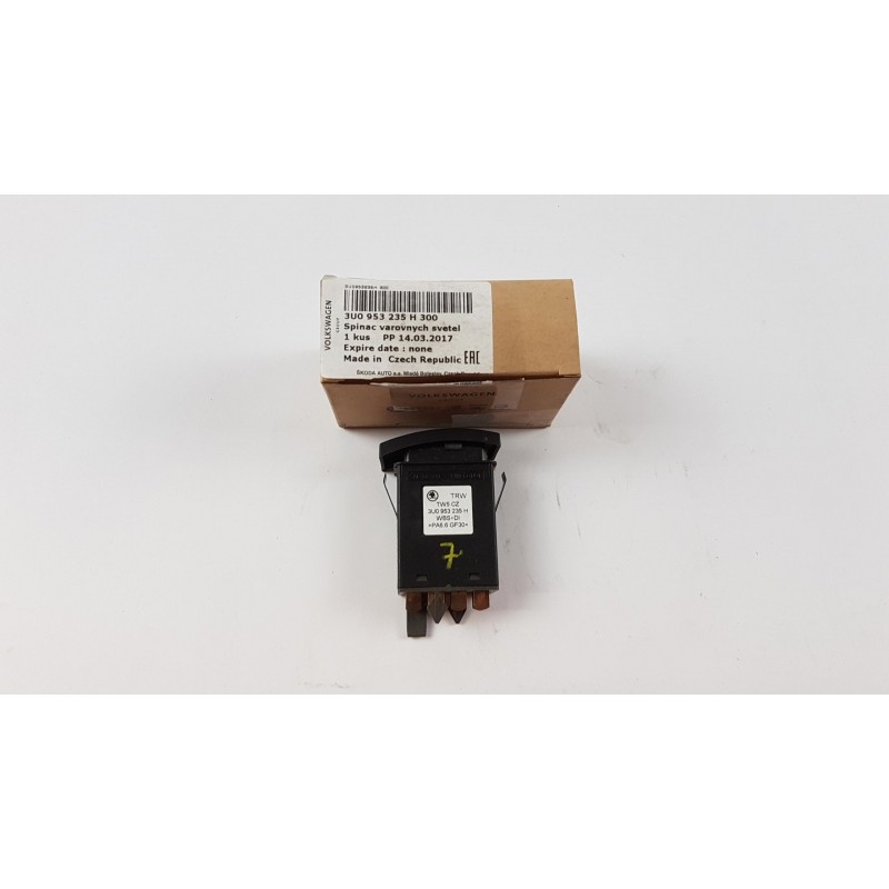 Interrupteur D''Avertissement VAG 3U0953235H300  Pièce d'origine oem