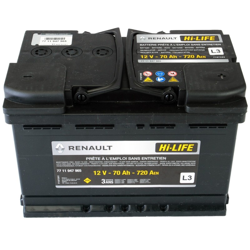 Baterie Renault Hi-Life 70Ah 720A 12V 7711947965