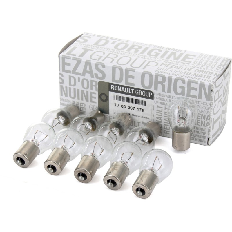 Set 10 Buc Bec Oe Renault P21W 12V 21W BA15s 7703097178