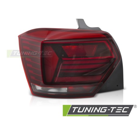 TAIL LIGHT RED WHITE LEFT SIDE TYC fits POLO 2G HB 17-21 TAIL LIGHT RED WHITE LEFT SIDE TYC fits POLO 2G HB 17-21