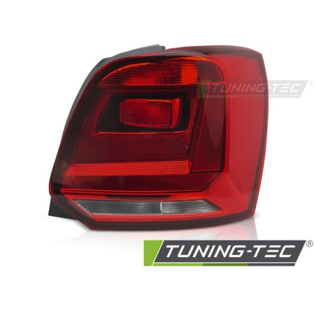 TAIL LIGHT RED WHITE RIGHT SIDE TYC fits POLO 6R HB 14-17 TAIL LIGHT RED WHITE RIGHT SIDE TYC fits POLO 6R HB 14-17