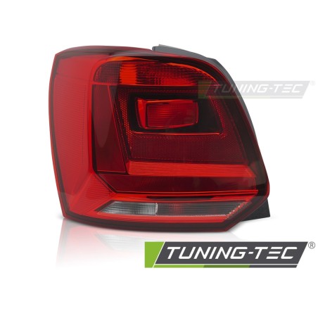 TAIL LIGHT RED WHITE LEFT SIDE TYC fits POLO 6R HB 14-17 TAIL LIGHT RED WHITE LEFT SIDE TYC fits POLO 6R HB 14-17