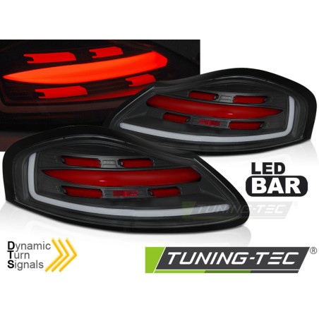 LED BAR TAIL LIGHTS BLACK-RED SEQ fits PORSCHE BOXSTER 986 96-04 LED BAR TAIL LIGHTS BLACK-RED SEQ fits PORSCHE BOXSTER 986 96-04