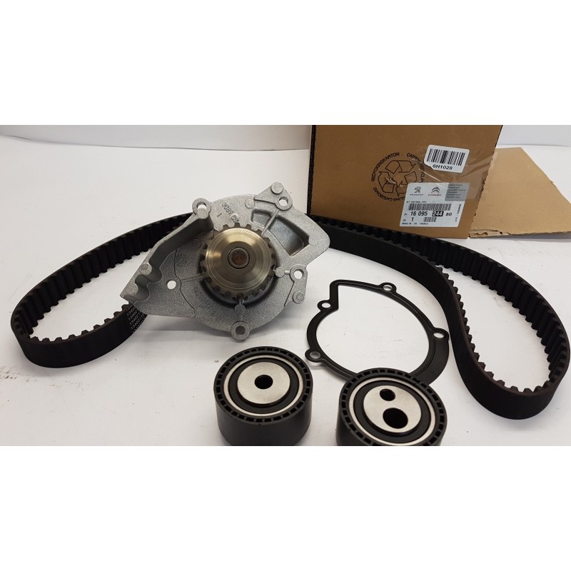 Pompe À Eau Et Kit De Courroie De Distribution PEUGEOT/CITROEN 1609524480  Pièce d'origine oem