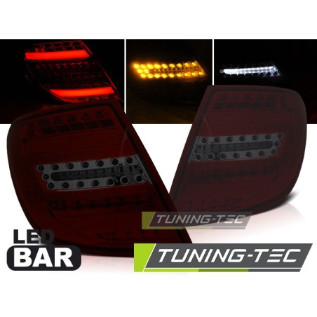 MERCEDES C-KLASA W204 KOMBI 07-10 RED SMOKE LED BAR MERCEDES C-KLASA W204 KOMBI 07-10 RED SMOKE LED BAR