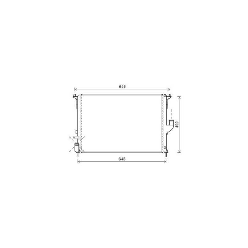 RENAU KÜHLER  KÜHLER DACIA Sandero / Logan