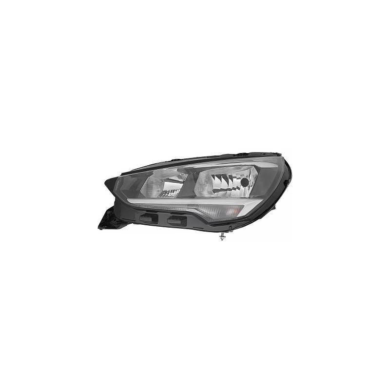 OPEL SCHEINWERFER LI.  CORSA F,  SCHEINWERF. DEPO/TYC 20-23          H7/H15,