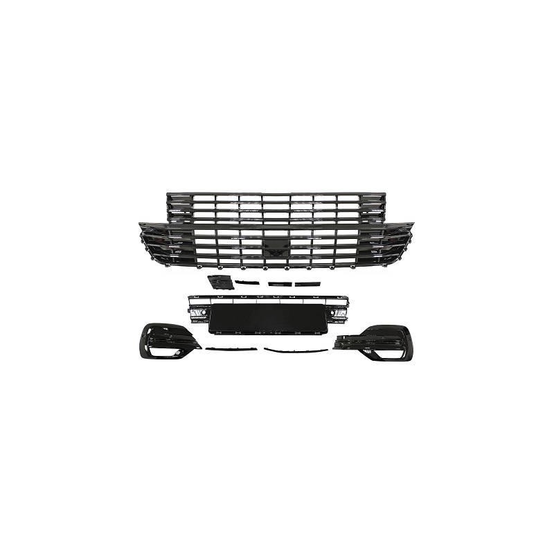VW DESIGNGRILL SET VORNE T6.1  DESIGN GRILL 19-24    NICHT FÜR EMBLEM,