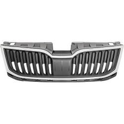 SKODA KÜHLERGRILL       OCTAVIA,  KÜHLERGRILL 17-20        SCHWARZ/CHROM