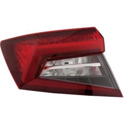 SKODA RÜCKLEUCHTE LINKS   KAROQ,  RÜCKLEUCHTEN 2017-11.21  ÄUSSERER TEIL,