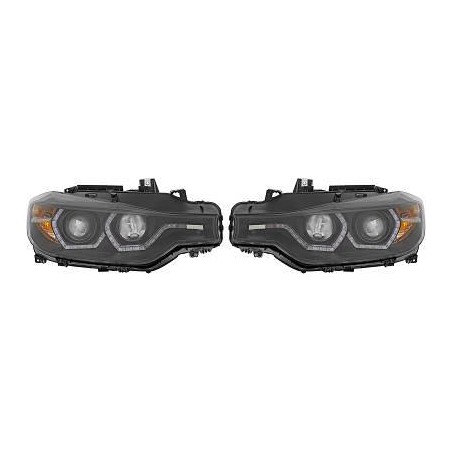 DESIGNSCHEINWERF.SET  F30,  ANGEL EYES 15-18        KLAR/SCHWARZ