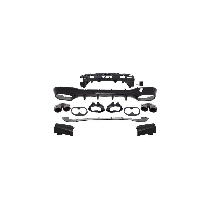 DIFFUSOR HINTEN    X/C118,  DIFFUSOR/SPOILER/ÖSE 19-und mehr      SPORT 45-OPTIK,