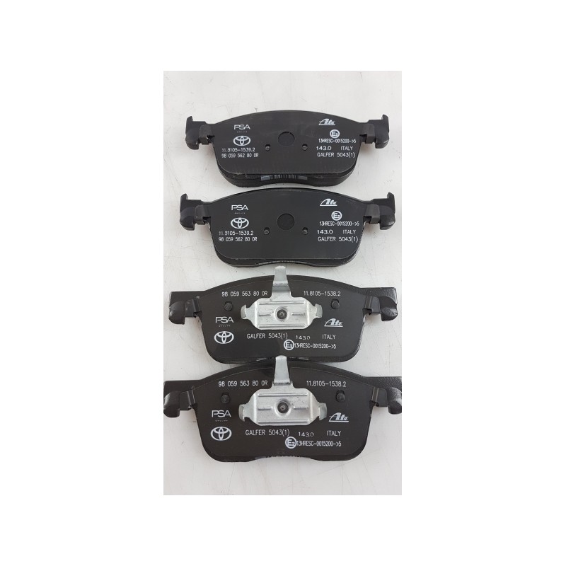 Plaquettes De Freins PEUGEOT/CITROEN 1613260780  Pièce d'origine oem