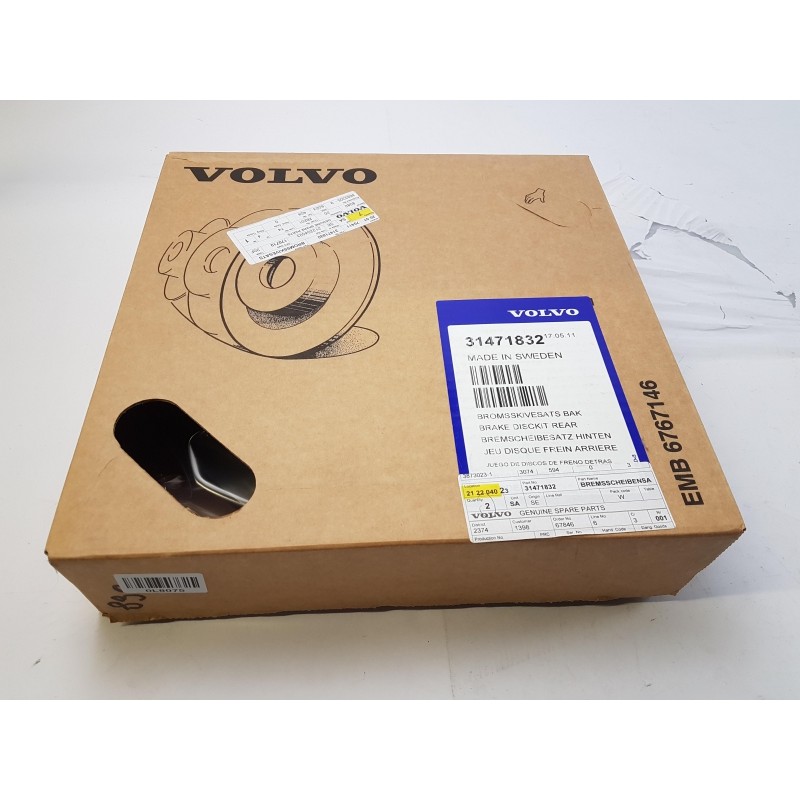 Disque De Frein (1 Pièce) VOLVO 31471832  Pièce d'origine oem