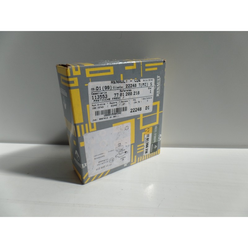 Plaquettes De Freins RENAULT 7701208218  Pièce d'origine oem