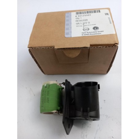 Résistance Pour Ventilateur De Radiateur OPEL 93175501 1341721 Pièce d'origine oem