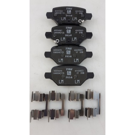 Plaquettes De Freins OPEL 42539412 Pièce d'origine oem Plaquettes De Freins OPEL 42539412 Pièce d'origine oem